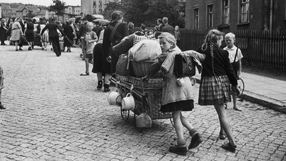 Aufnahme von Flüchtlingen in Polen aus dem Jahr 1951